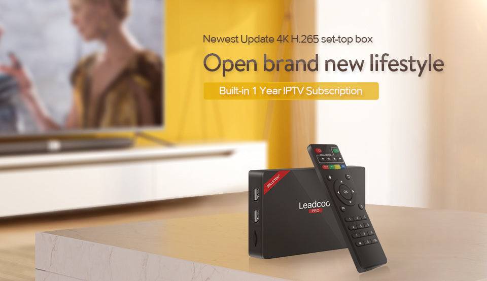 Leadcool Pro 4K H.265 Android IPTV Box